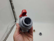 Asahi AV 1613007 3/4" Ball Valve Manual 2-Way CPVC FKM Seals 230 PSI 6