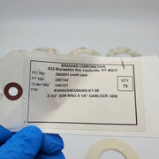 Garlock Blue-Gard 3200 Flat Ring Gaskets 2-1/2" Pipe 5-1/8" OD 1/8" Thick 5 Pack 4