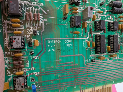 Instron A504-130 Rev C Sensor Conditioner Ext Board T504-198 Rev A 2