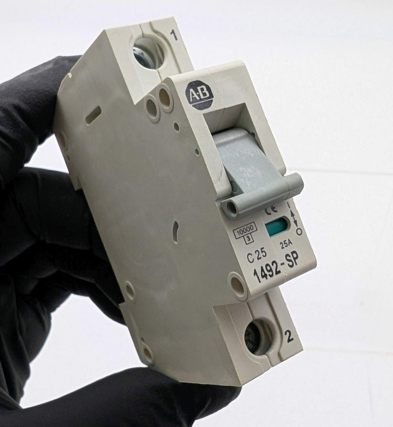Allen-Bradley 1492-SP1C250 Miniature Circuit Breaker 25A 1 Pole w/ Neutral