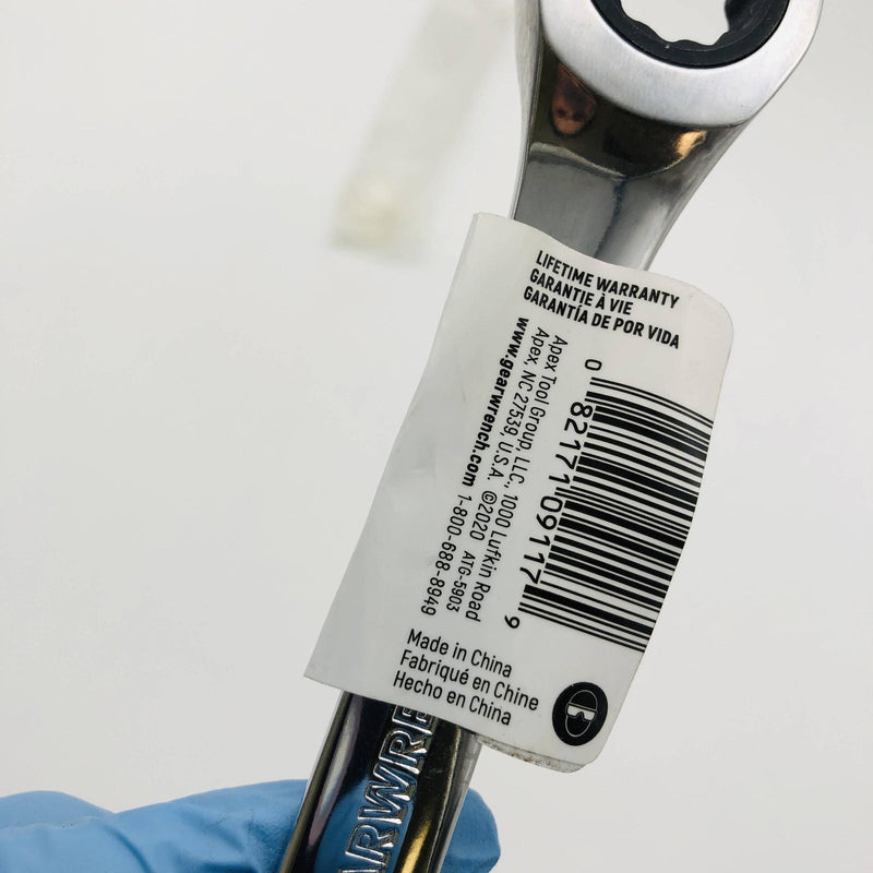 Apex Gearwrench 9117D Ratcheting Combination Wrench 17mm 12pt 72-Tooth 1pc 3