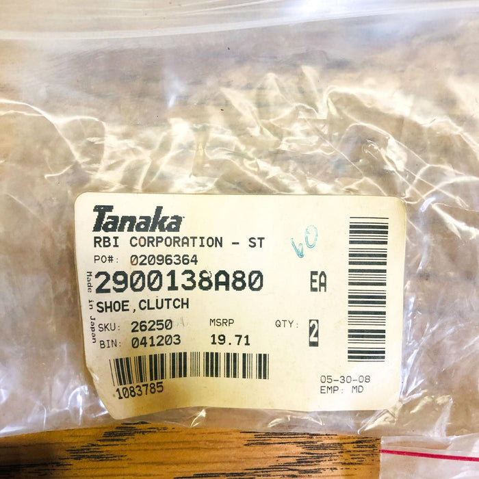 Tanaka 2900138A80 Clutch Shoe for Trimmer OEM NOS Superseded to 6688610 2