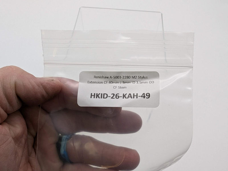 Renishaw A-5003-2280 M2 Stylus Extension CF 40mm L 3mm ID 3.5mm OD CF Stem