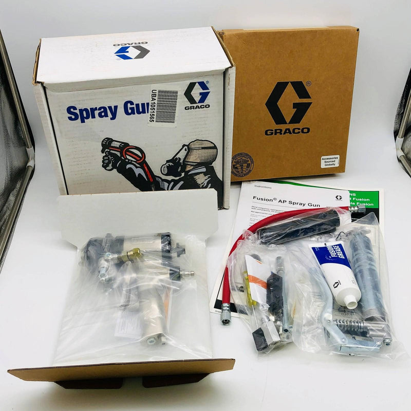 Graco 246100 Fusion Air Purge Spray Gun Round 00 Mix Chamber .029in Orifice Size 1