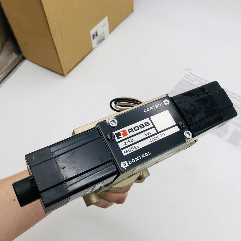 Ross Controls 2773B4013W Solenoid Valve Double Pilot 24VDC Model 400C79 2-10 Bar 5