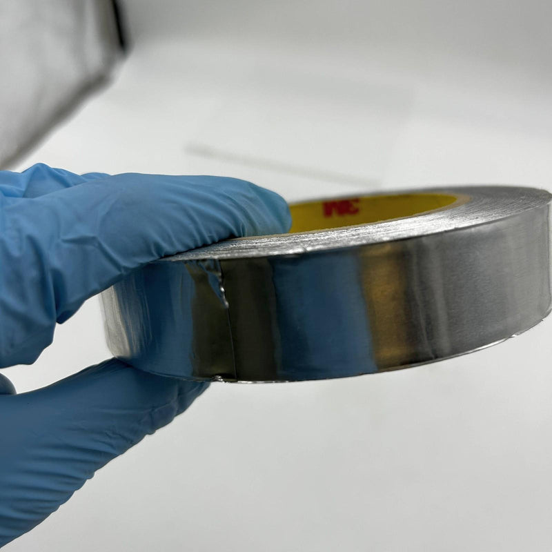 3M 34383 Silver Aluminum Foil Tape Self Wound 1in x 60yd 4.5 mil Thick 1 Roll 4