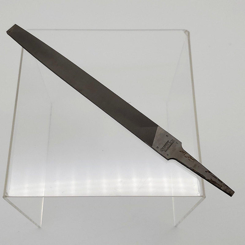 Nicholson 6" Flat Double / Single Cut Smooth File 03533N Rectangular w/ Tang 2