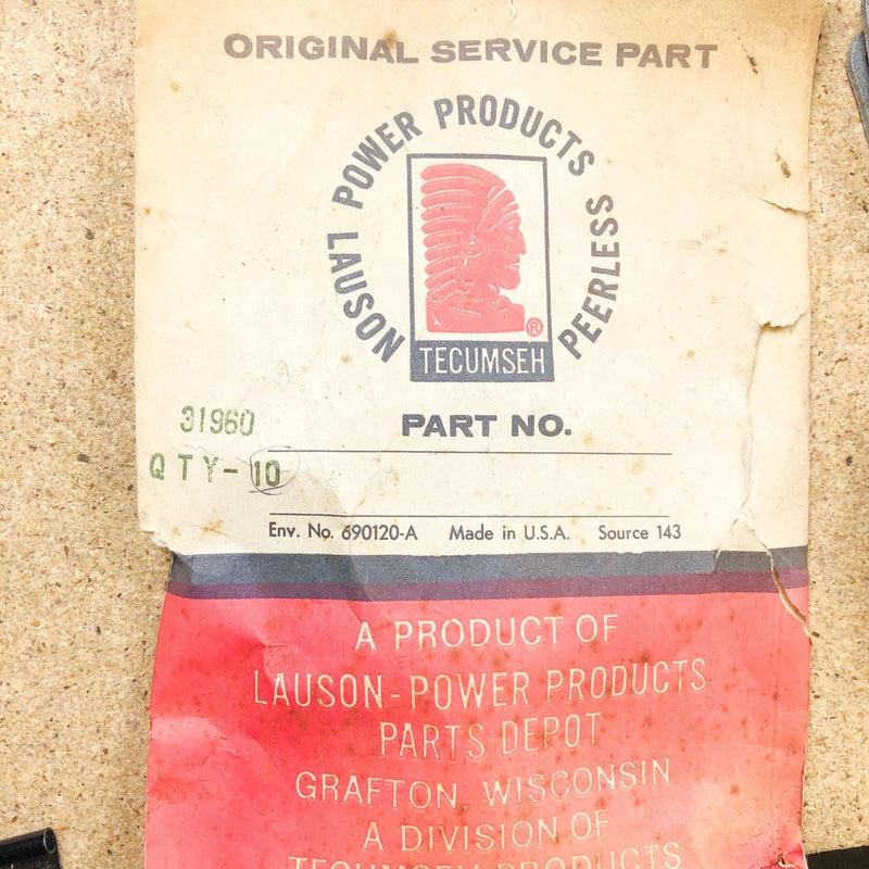 Tecumseh 31960 Gasket for Carburetor OEM New Old Stock NOS Replaced by 31960A 2