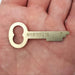 HHM Safe Deposit Lock Key Blank Herring Hall Marvin 0.058" T x 0.345" W x 2" L 3