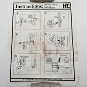 HPC IDG-21 Interlock Door Guard 8-3/8" L Standard Mortise Lock Set Dark Bronze 7
