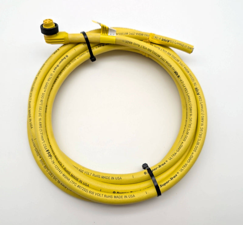 TPC Wire 89512 Quick Connect Cable 5 Pin Female 90 Deg to Bare 12 Feet 1