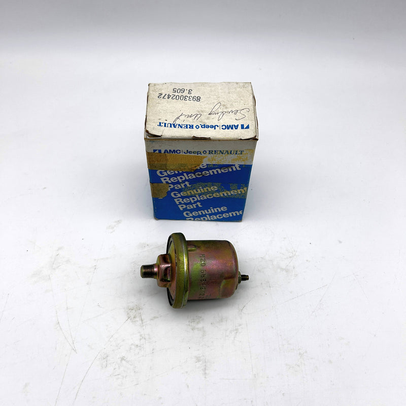 AMC Jeep 33002472 Sending Unit Oil Pressure Diesel OEM NOS 81-86 Cher Wag Com