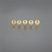 5x Yale RN8 Key Blanks GB Keyway Multiplex Surety Nickel Silver 5 Pin NOS 4