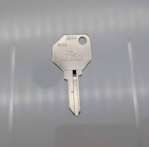 2x Ilco NE23 Key Blanks for Some Vintage Alfa Romeo Fiat Renault Peugeot Cars 1