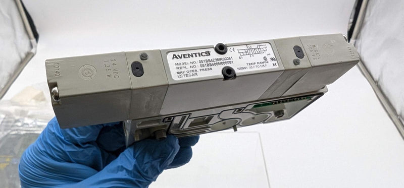 Aventics 051BB4Z2MN00061 Double Solenoid Valve 5x 1/8" NPT Ports 4 Way 24 VDC 1
