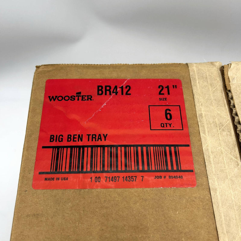 Wooster Brush Company BR412 Big Ben Paint Tray 21" 1 Gallon Capacity Pk of 6 3