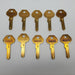 10x Master K7000 Padlock Key Blanks for Master Pro Series Padlocks Brass 6 Pin 3