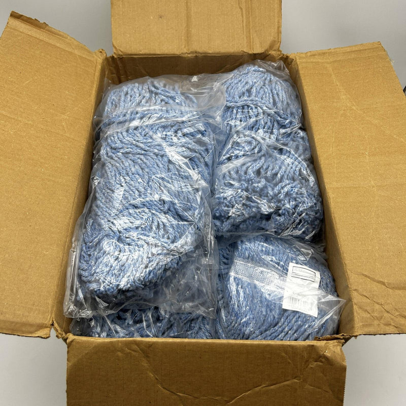 Rubbermaid F51712BLU Mop Head Cut-End Cotton Blend 20oz 1-in Headband 12/Carton 11