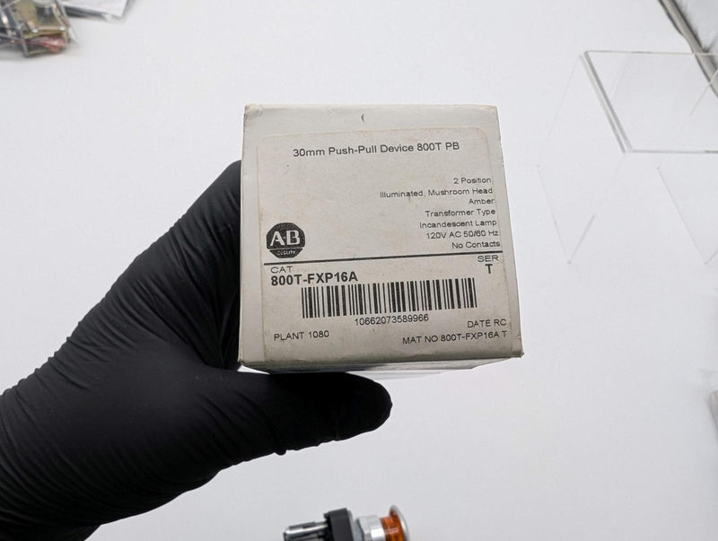 Allen Bradley 800T-FXP16A Push Pull Button 2 Position NEMA Type 4 & 13