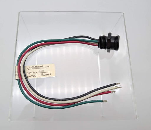 Woodhead 41104 Mini-Change Receptacle 4 Pin Female 12" #16 Leads 1