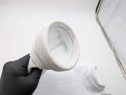 16oz Polyester Felt Filter Bag PTFE Membrane Double Beaded SnapBand 96" x 4.63" 2
