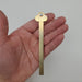 Mosler 73864 Safe Deposit Loc Key Blank 0.06" Thick x 0.34" Wide x 5.1" Long 2