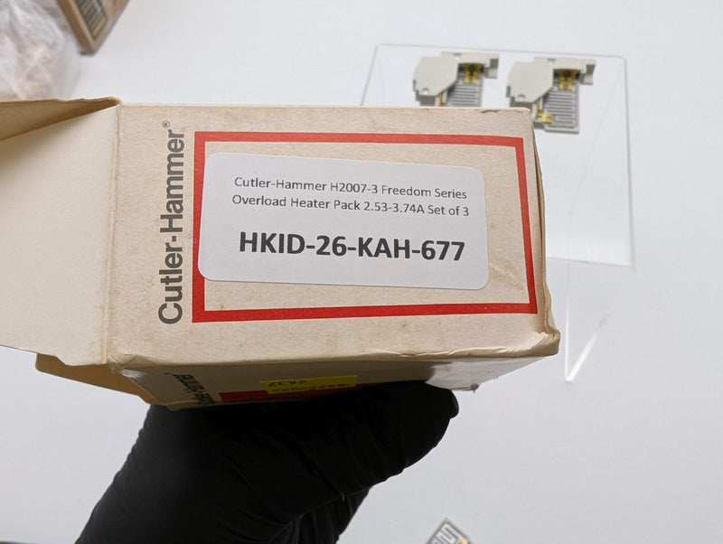 Cutler-Hammer H2007-3 Freedom Series Overload Heater Pack 2.53-3.74A Set of 3