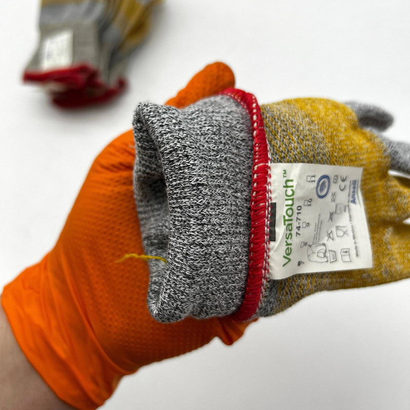 Ansell VersaTouch 74-710 Cut Resistant Glove Size 7 Small Made w Dyneema 6 Pairs 3