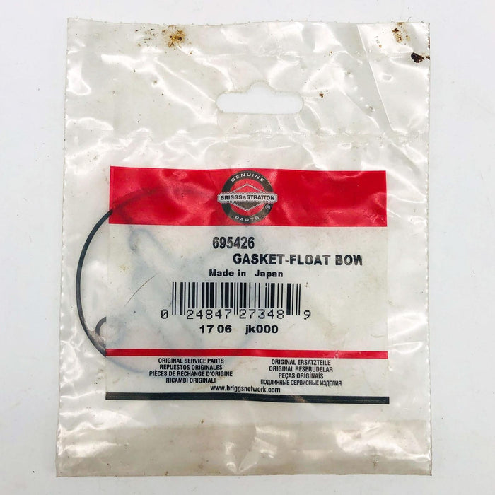 Briggs & Stratton 695426 Float Bowl Gasket OEM New Old Stock NOS Sealed 1