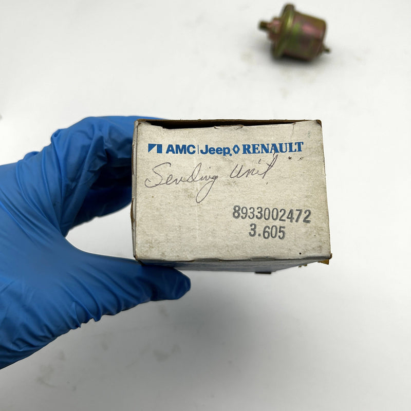 AMC Jeep 33002472 Sending Unit Oil Pressure Diesel OEM NOS 81-86 Cher Wag Com