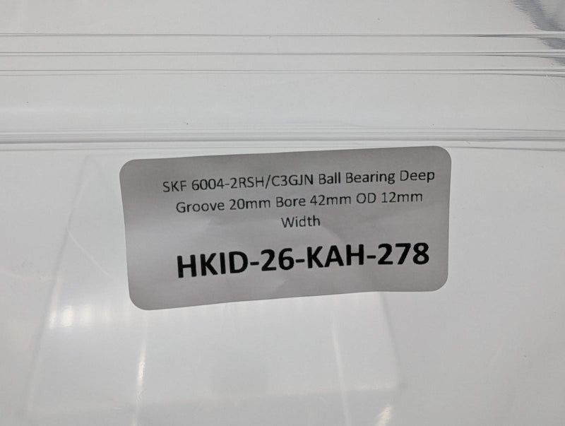 SKF 6004-2RSH/C3GJN Ball Bearing Deep Groove 20mm Bore 42mm OD 12mm Width 5