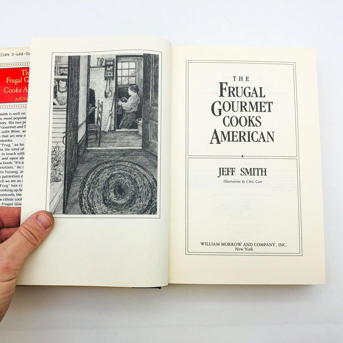 The Frugal Gourmet Cooks American Jeff Smith Hardcover 1987 1st Edition/Print 7