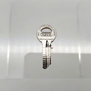 10x Abus 85/20-25 KBL Key Blanks Nickel Plated 3 Pin fits 85/20 & 85/25 Padlocks 1