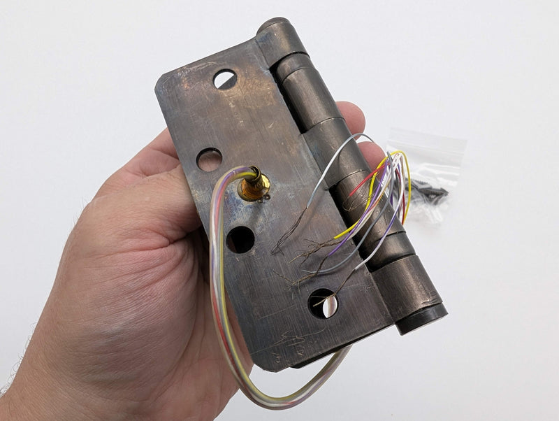 Hager BB1191 ETW-8 Electric Hinge 4.5" x 4" Oiled Bronze Non Removable Pin