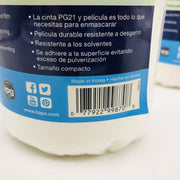 Pre-Taped Masking Film 43" X 115' Clear Intertape IPG 99870 PTHMF w/PG21 2 Rolls 4