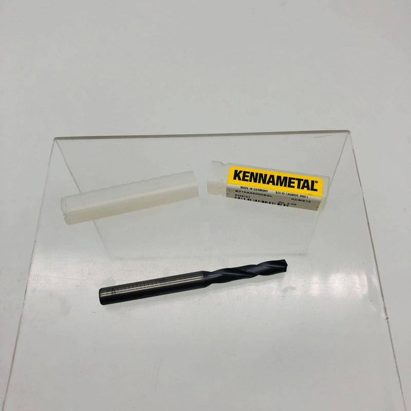 Kennametal 6358151 Carbide Drill Bit Coolant 3XD .1969 KCMS15 Grade Solid 9