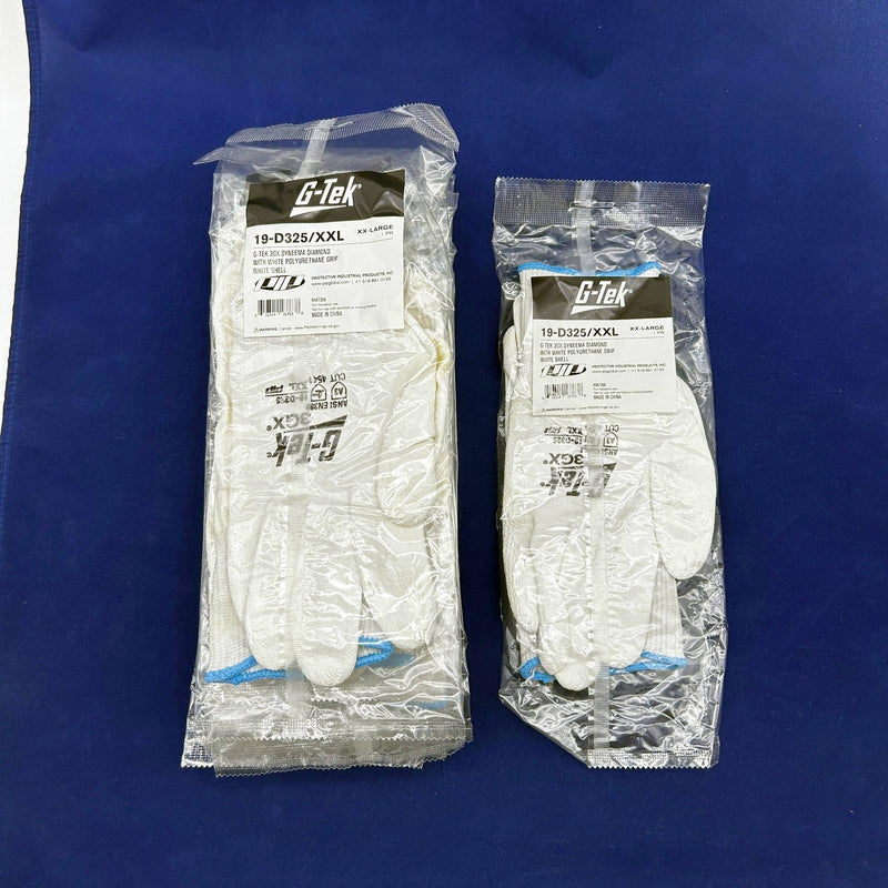 G-Tek 19-D325 Cut Resistant Glove XX-Large 2XL White 3GX Dyneema Diamond 9 Prs 6