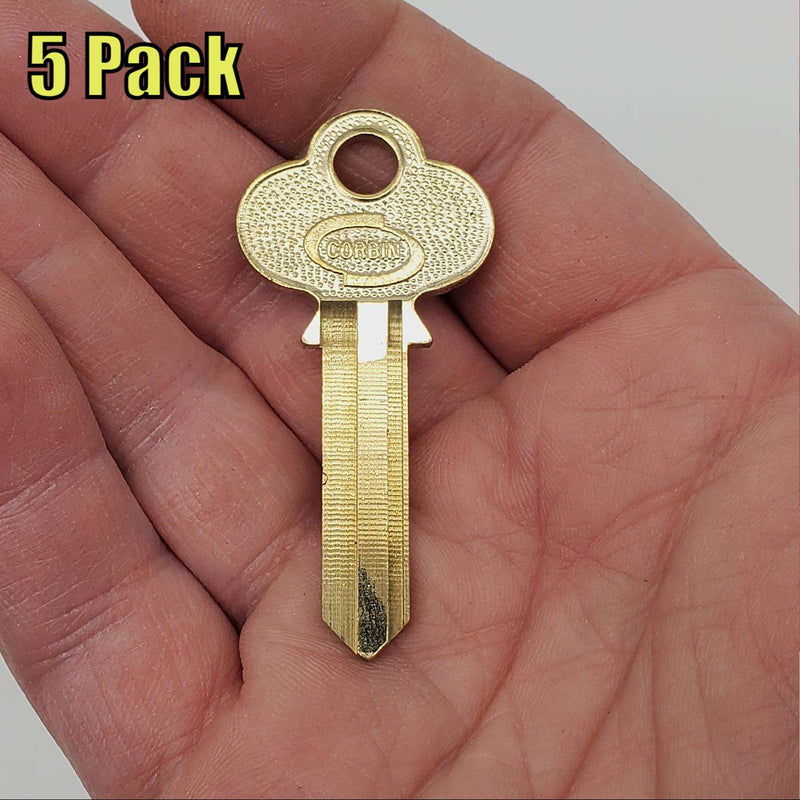 5x Corbin X1-97-6 Key Blanks 6 Pin 97 Simplex Keyway X1 Bitting Nickel Silver 1