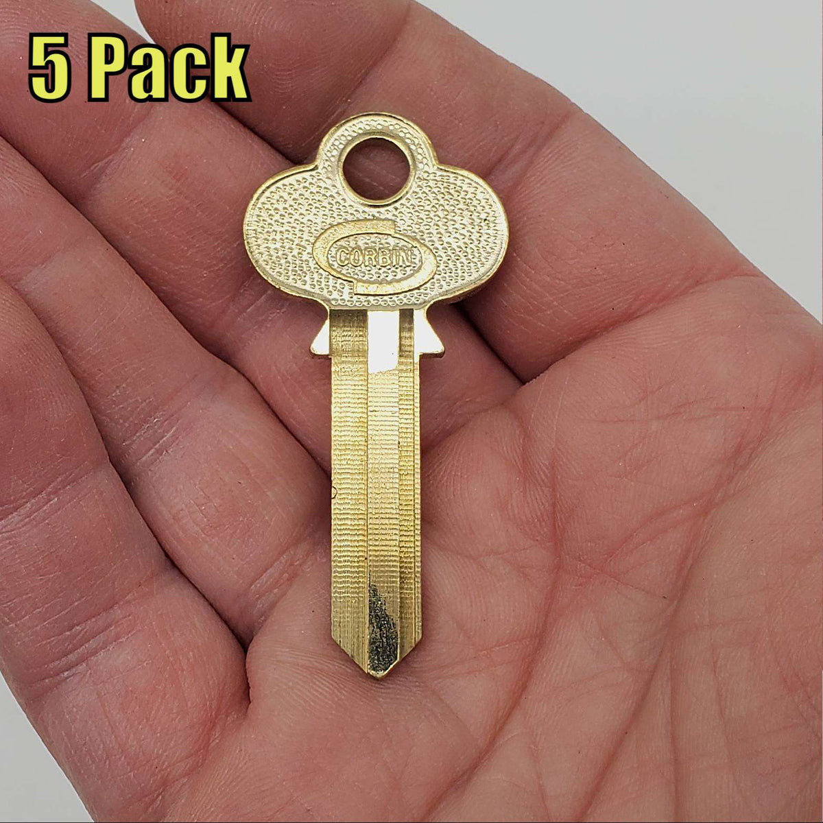 5x Corbin X1-97-6 Key Blanks 6 Pin 97 Simplex Keyway X1 Bitting Nickel ...