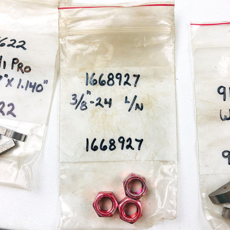 Simplicity 1668927 Nut Hex Centerlock 3/8-24 OEM NOS Replaced by 1668927SM Red 9