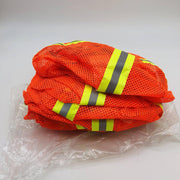 Reflective Hard Hat Cover Cap Style Polyester Mesh Orange Hi Visibility 12pk 4