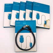 Ainope AP553-1M HDMI Pioneer Cable 3.3FT 18Gbps 4K Gray Nylon Braided Lot of 6 1