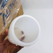 Alpha 16J70NANTI Plastic Round Jar 16oz 70/400 Natural Anti Static No Lid 160/Cs 5