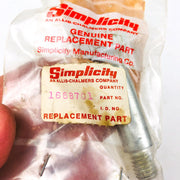 Simplicity 1668701 Bolt Axle OEM NOS USA Made Sealed 4