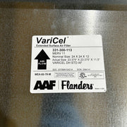 AAF Flanders 331-300-113 Air Filter Box 1060300-113 VARICEL DH Merv 11 24X24X12 4