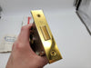 Yale Mortise Lock Set No 314 Bright Brass 2-3/4 BS 1-3/8 to 1-3/4 Doors NOS 3