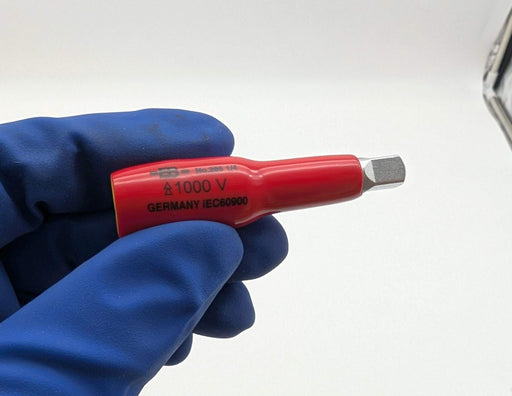 Wiha 12854 1/4" Insulated Extension Bar 2" Length 1000V Rated Double Insulated 1