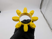 Lovejoy CJ38 92A Jaw Coupling 1.5" ID 3.15" OD 0.71" Thick Yellow Polyurethane 2