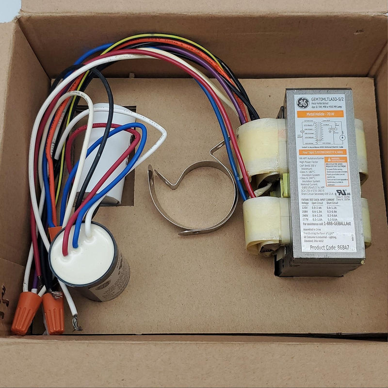 GE Metal Halide Ballast GEM70MLTLA3D-5 86847 70W 120/208/240/277V 1