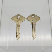 2x Yale FN411 GE Key Blanks Hotel Motel GE Keyway Nickel Silver 7-1/2 Pin NOS 2